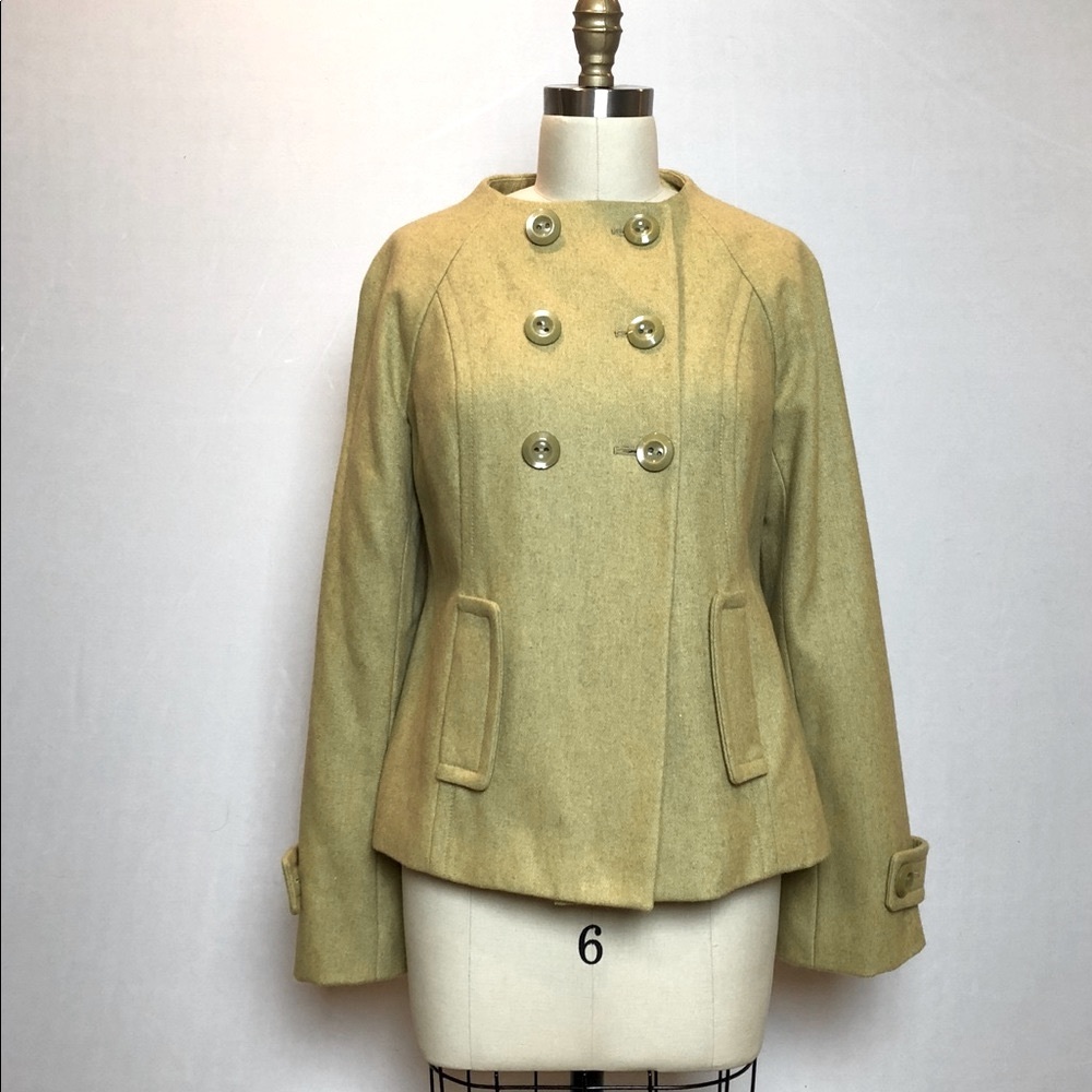 +M O S S I M O+ Chartreuse wool coat